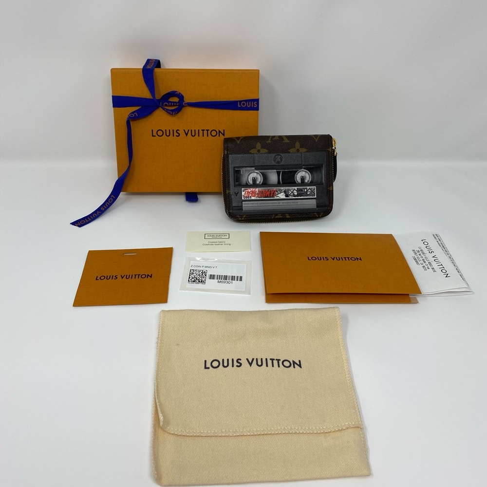 Louis Vuitton Monogram Video Tape Zippy Coin Purse